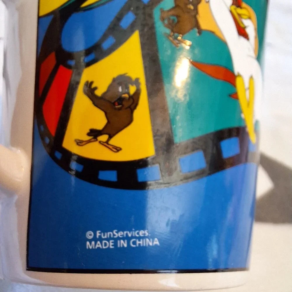 Vintage Looney Tunes‎ GRANDPA Foghorn Leghorn Mug Coffee Cup 1999 Warner Bros